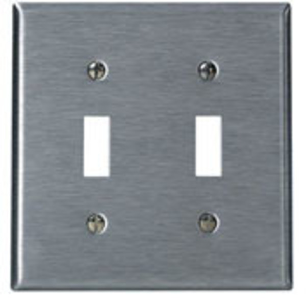 Leviton Switch 2 Gang Wallplate 84109-40